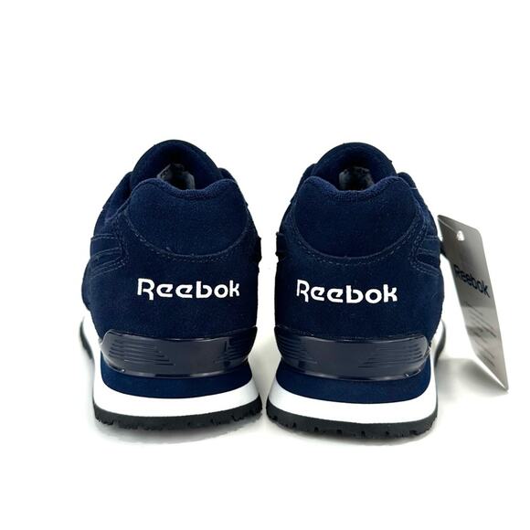 Reebok Classic Sneaker Women Size 8 Navy Suede Memory Tech Harman Max Trax New - Picture 4 of 15